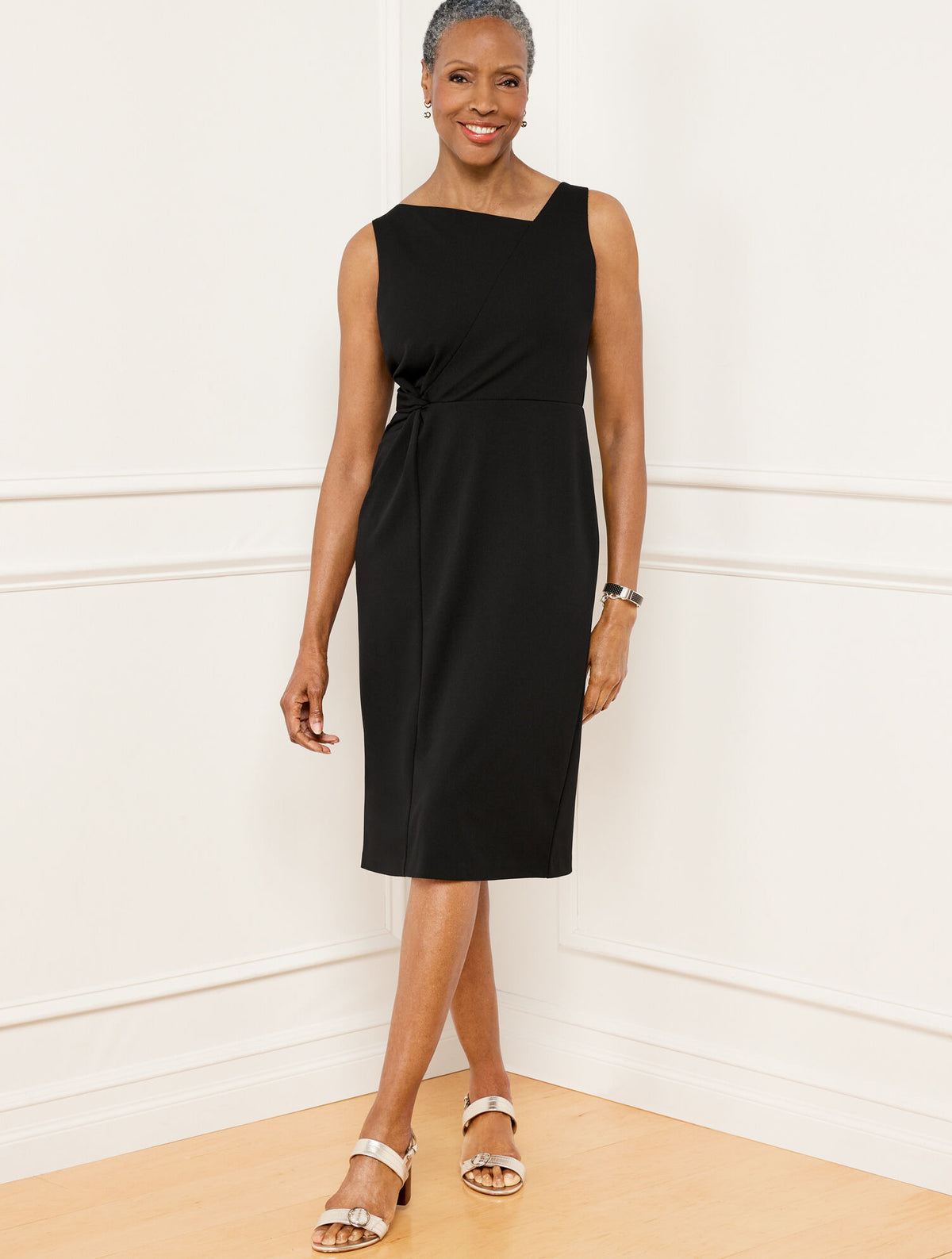 Talbots TWIST DETAIL SHEATH DRESS