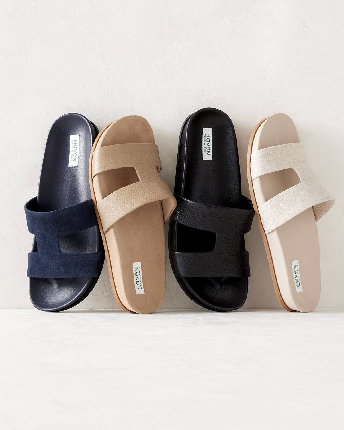 Talbots LINEN CUTOUT SLIDES