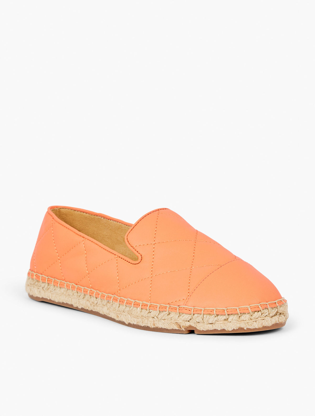Talbots IZZY QUILTED ESPADRILLE FLATS - NAPPA LEATHER
