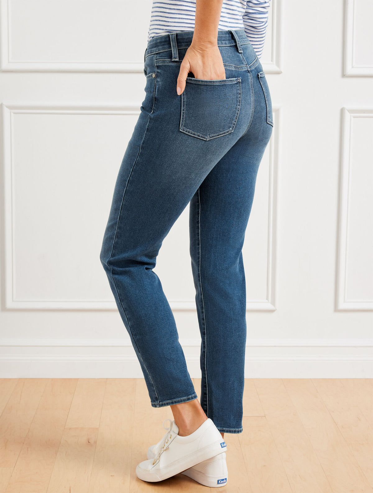 Talbots SLIM ANKLE JEANS - PALMA WASH