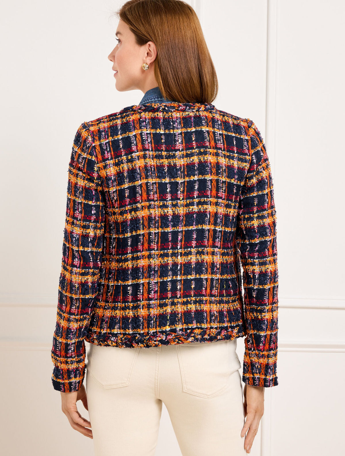 Talbots TWEED JACKET - SUNFLOWER PLAID