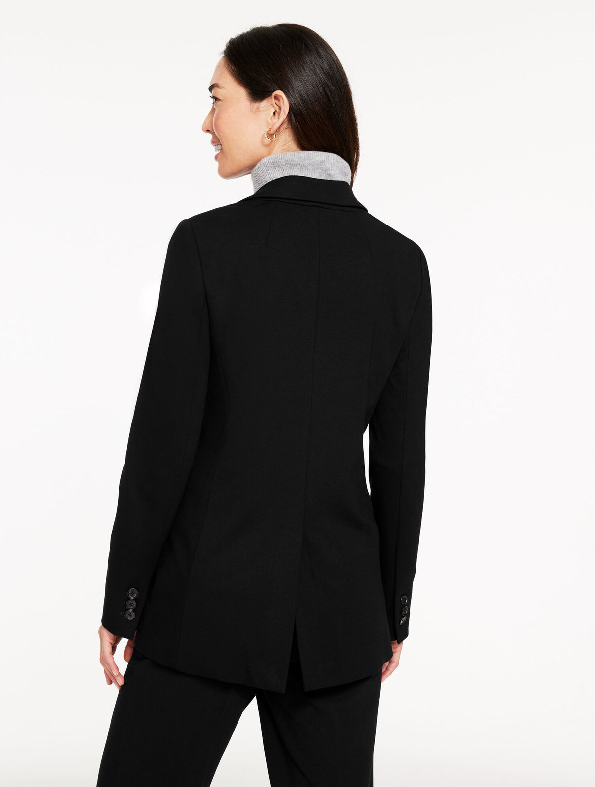 Talbots LUXE PONTE NO CLOSE BLAZER