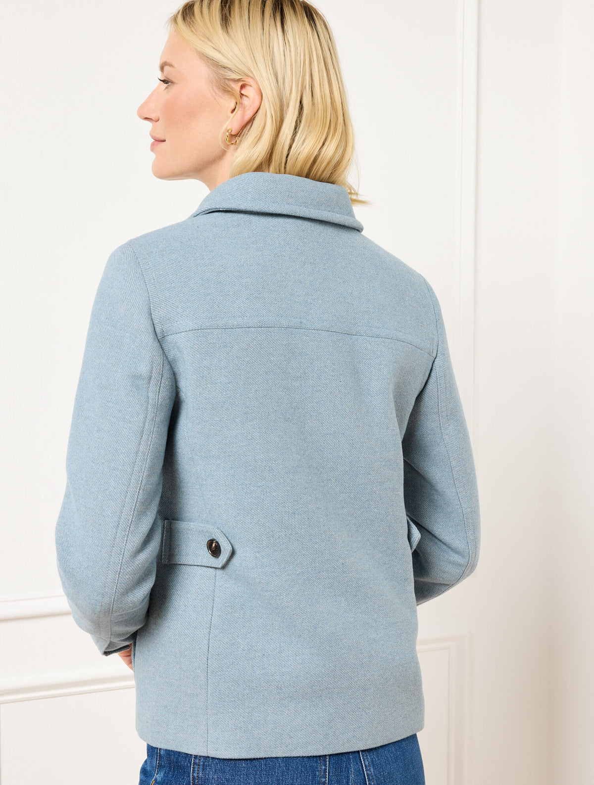 Talbots BRUSHED TWILL SHIRT JACKET