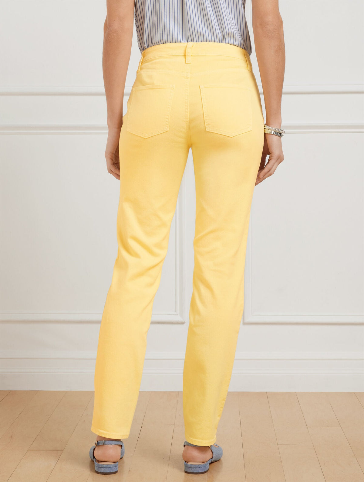 Talbots SLIM ANKLE JEANS - GARMENT DYE