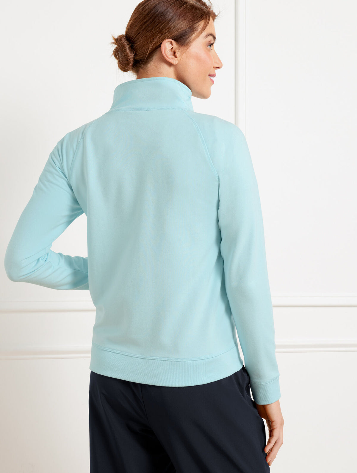 Talbots MODAL FRENCH TERRY FULL ZIP JACKET