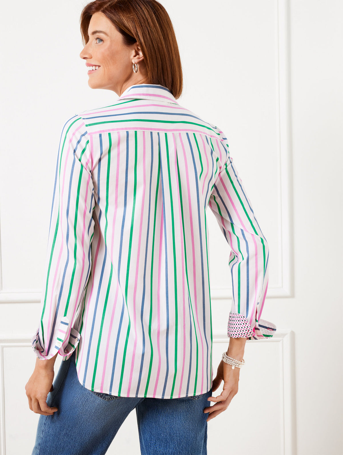 Talbots MODERN CLASSIC SHIRT - STUNNING STRIPE