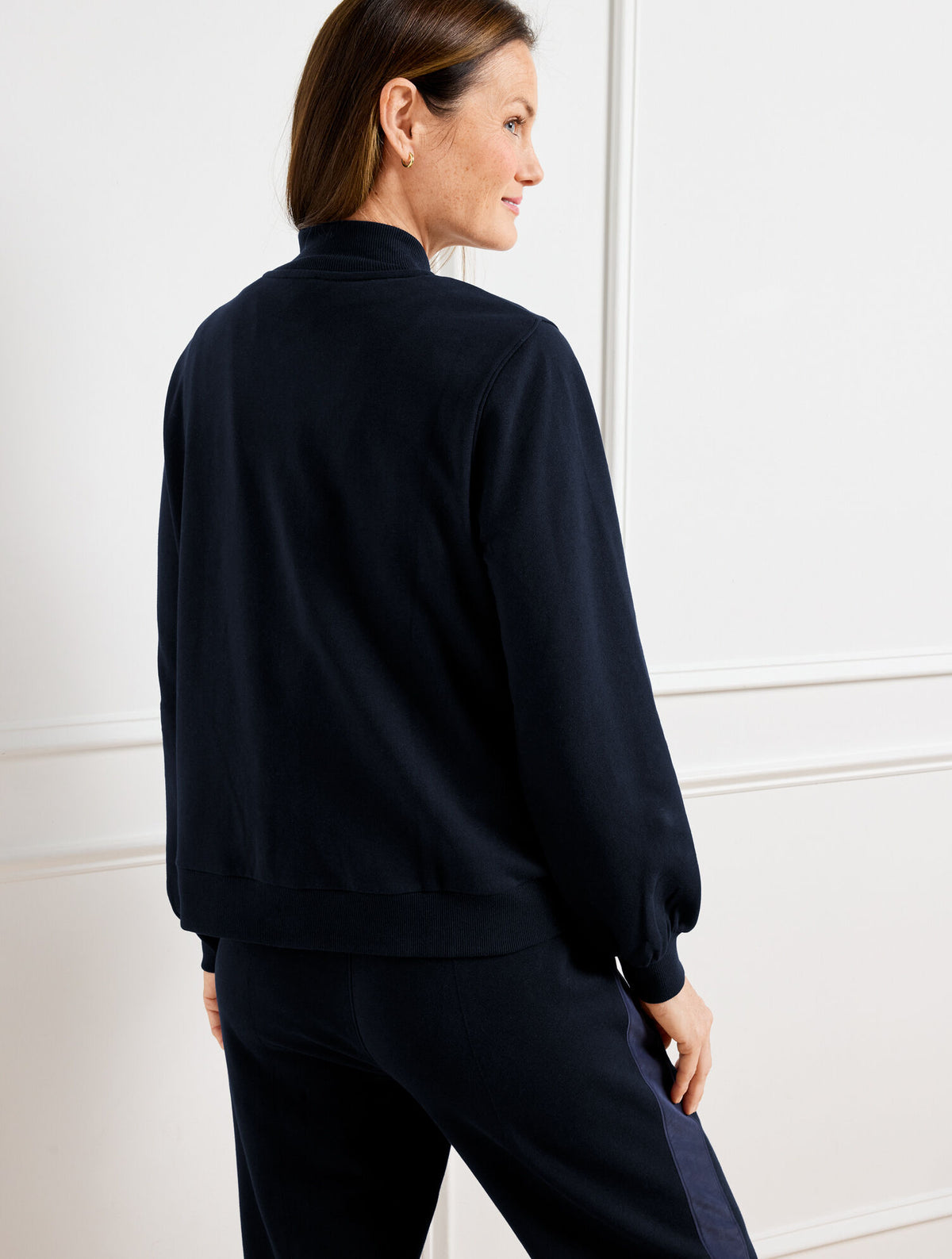 Talbots SEASIDE FRENCH TERRY JACKET