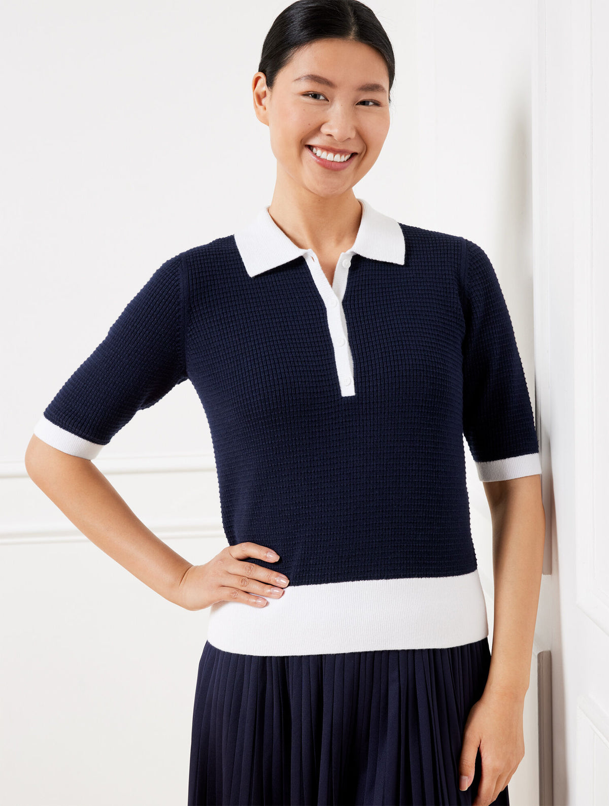 Talbots COOLMAX® POLO SWEATER