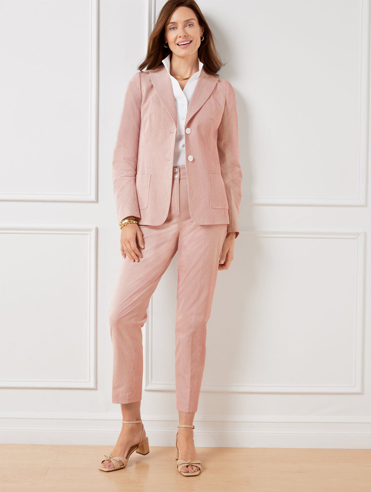 Talbots SEERSUCKER BLAZER