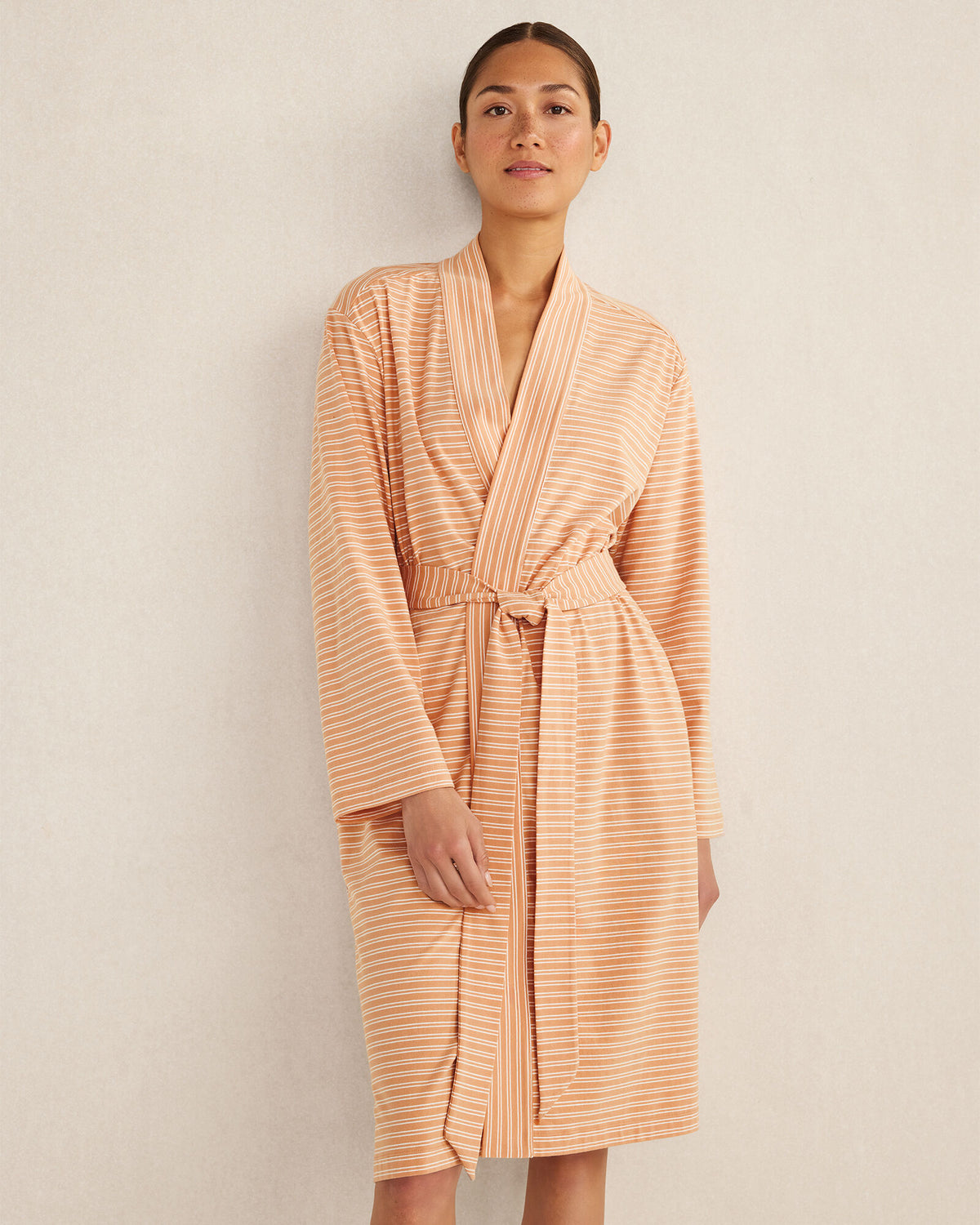 Talbots ORGANIC COTTON JERSEY STRIPED ROBE