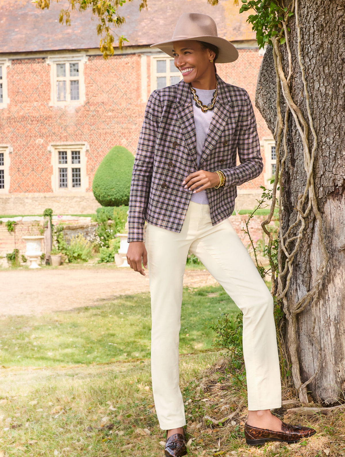Talbots PEMBERLEY PLAID JACKET
