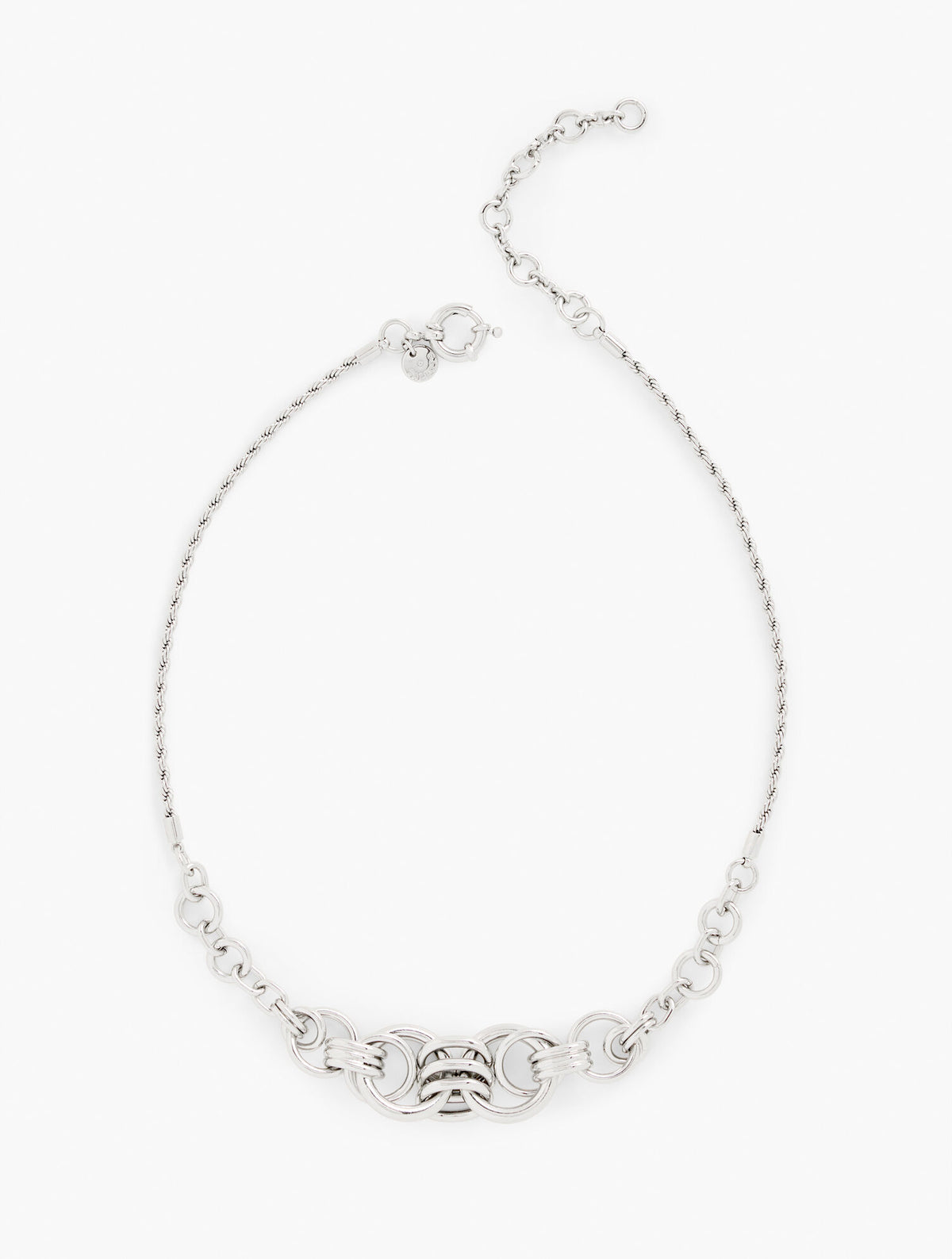 Talbots INTERLOCK SCULPTURAL NECKLACE
