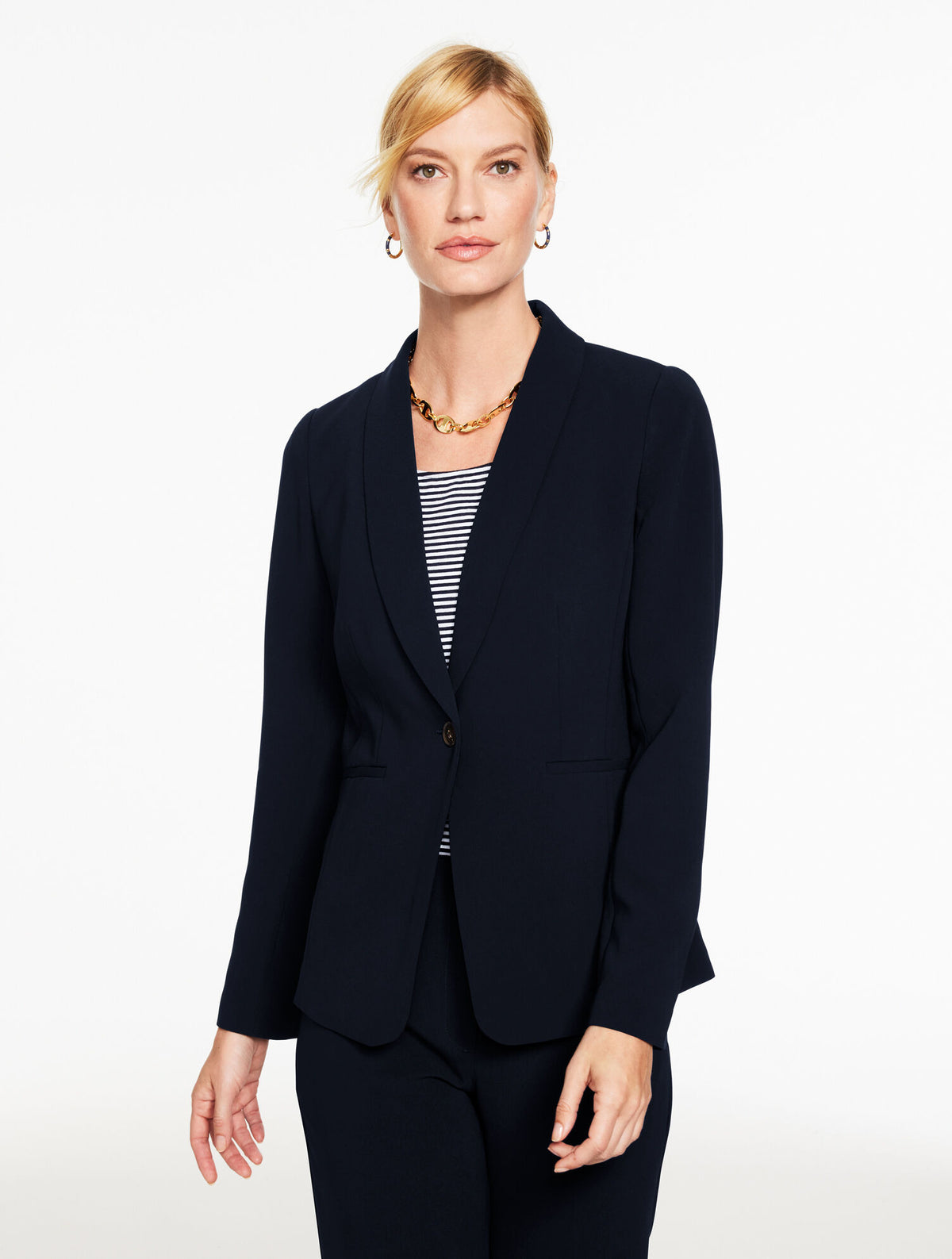 Talbots EASY TRAVEL SHAWL COLLAR JACKET