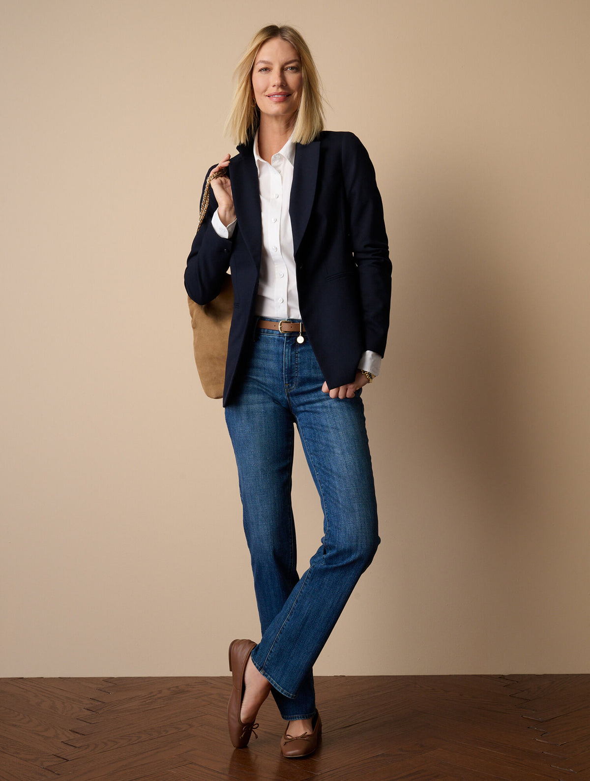 Talbots BARELY BOOT JEANS - EMMA WASH