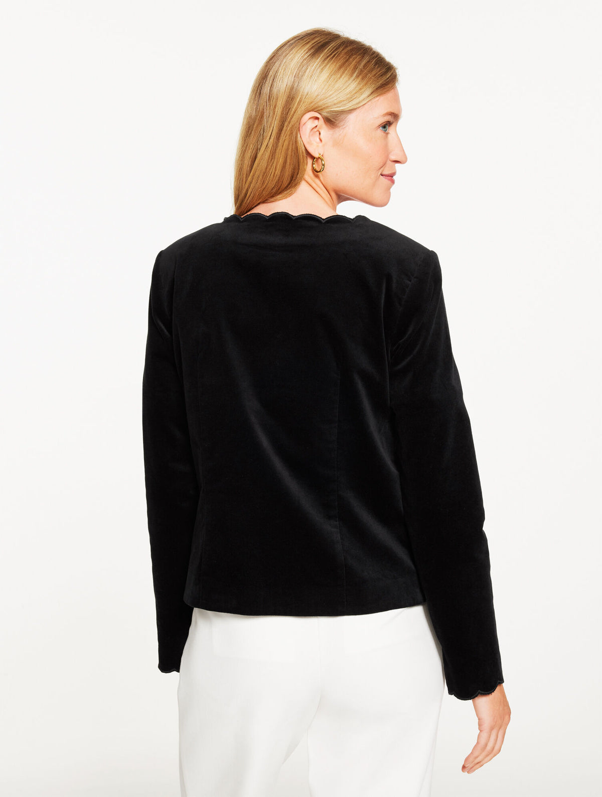 Talbots STRETCH VELVETEEN JACKET