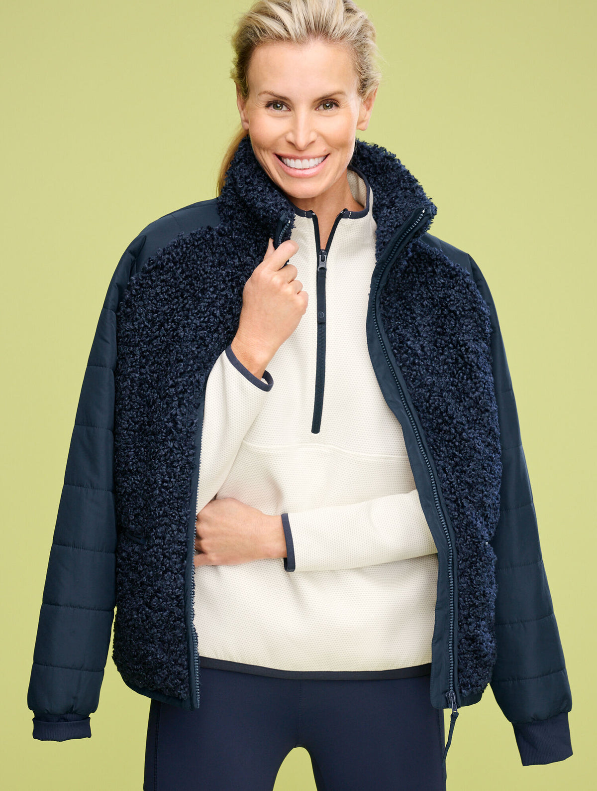 Talbots QUILTED SHERPA JACKET