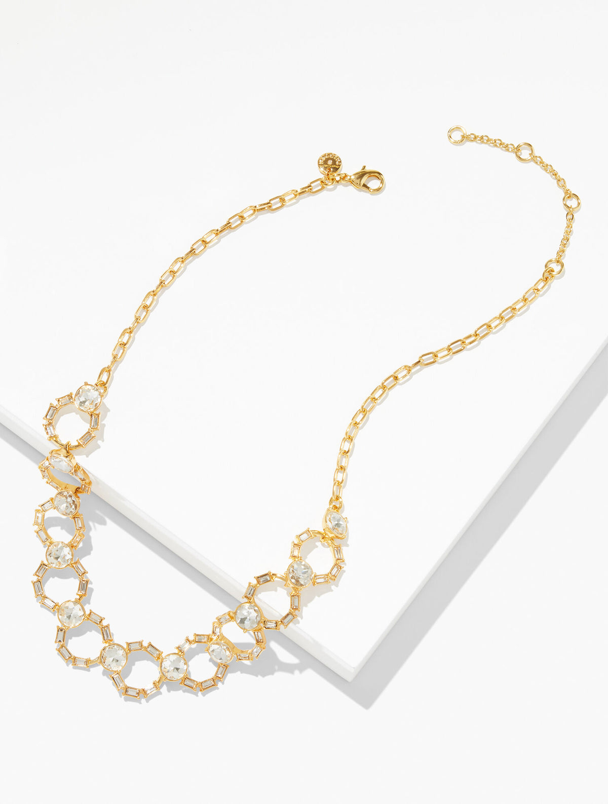 Talbots INTERLOCKING BAGUETTE NECKLACE