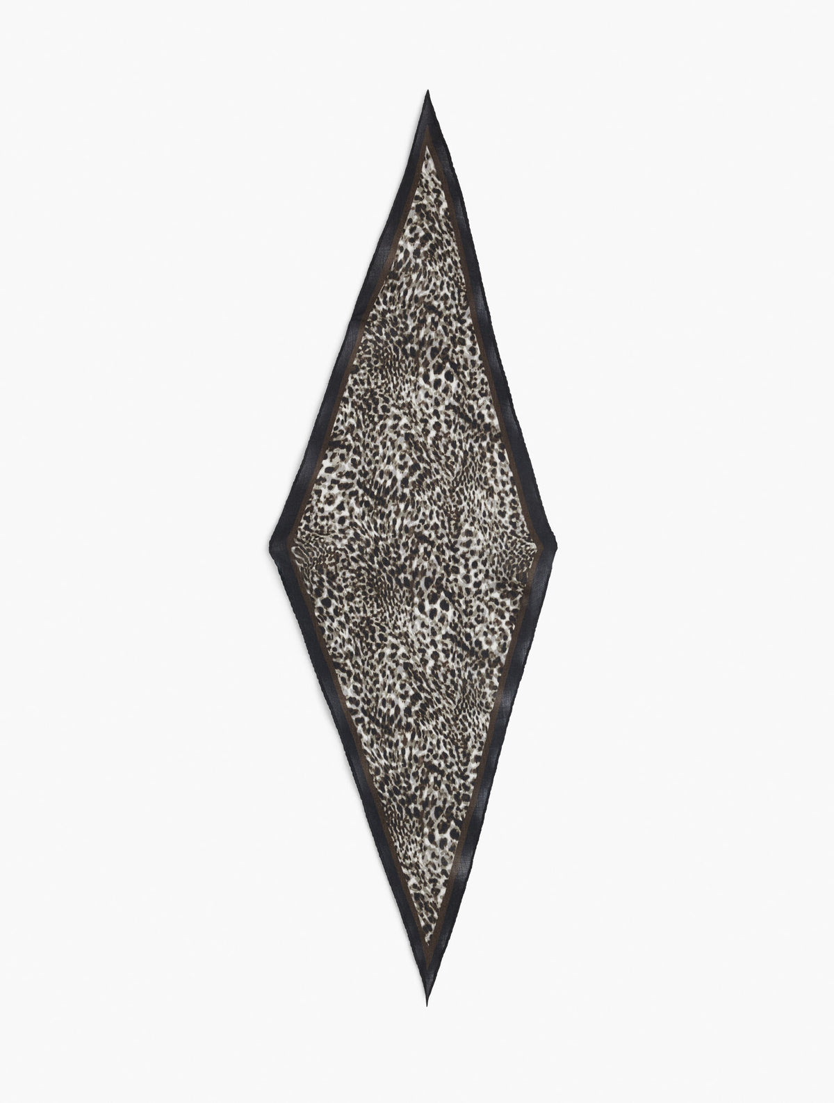 Talbots SWIRLY ANIMAL DIAMOND SCARF