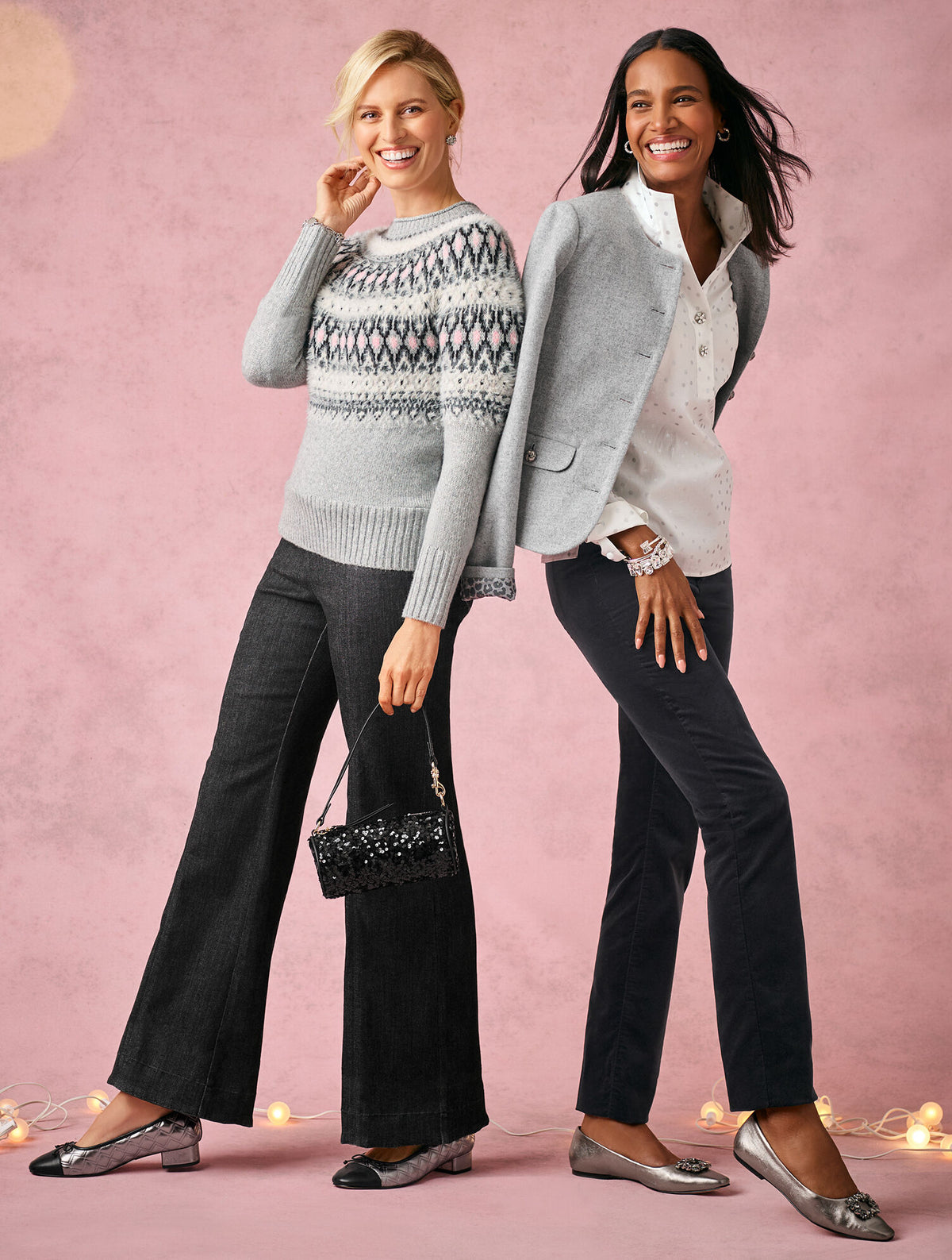 Talbots CREWNECK SWEATER - PERSIAN FAIR ISLE