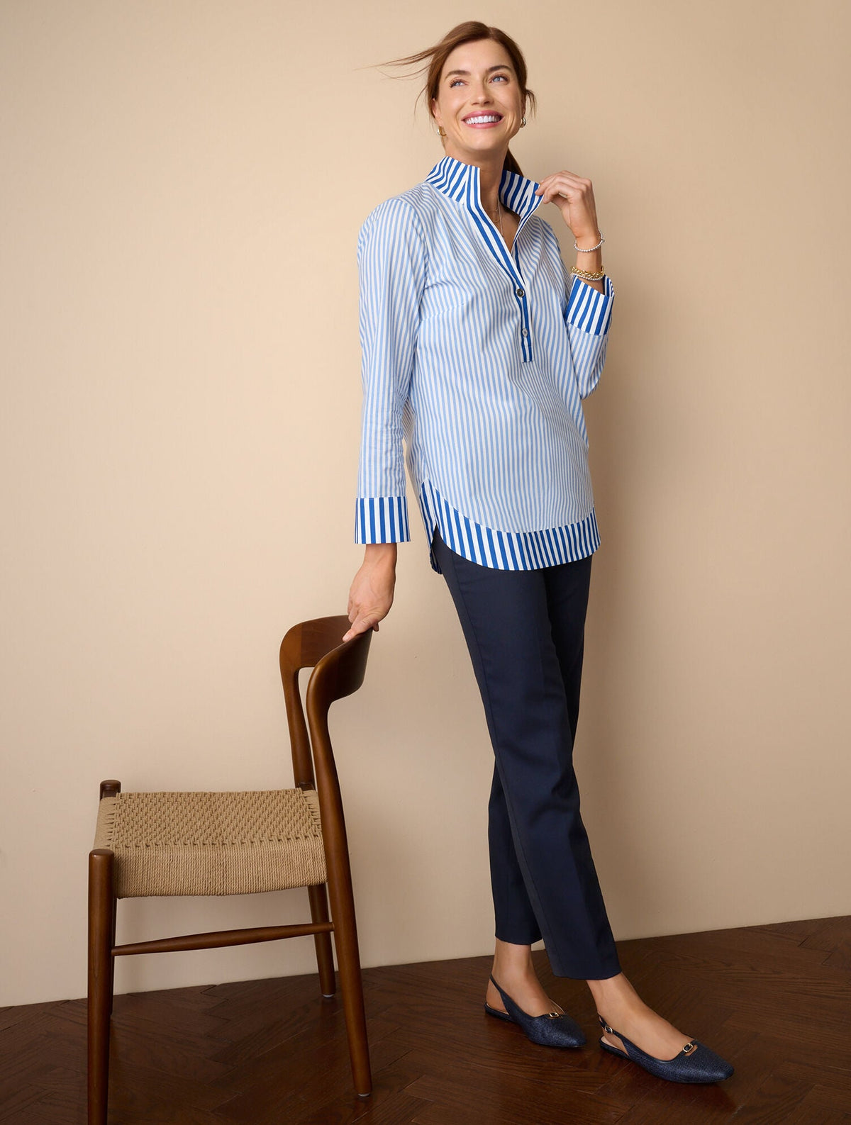 Talbots STRAIGHT ANKLE TWILL PANTS