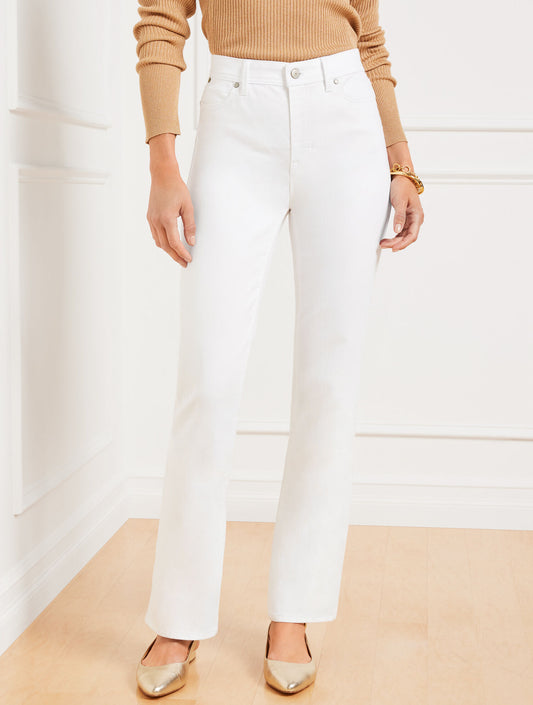 Talbots BARELY BOOT JEANS - WHITE