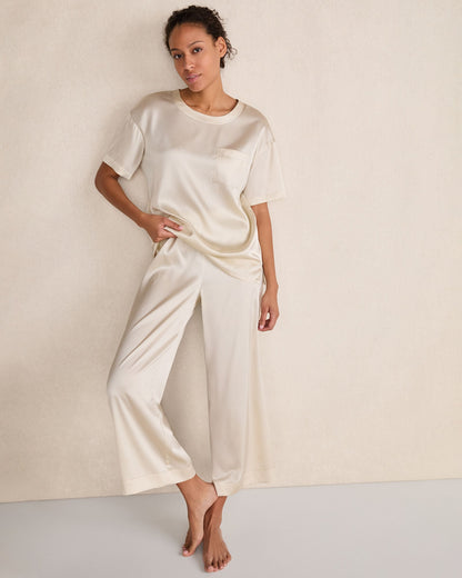 Talbots WASHABLE SILK SLEEP TOP