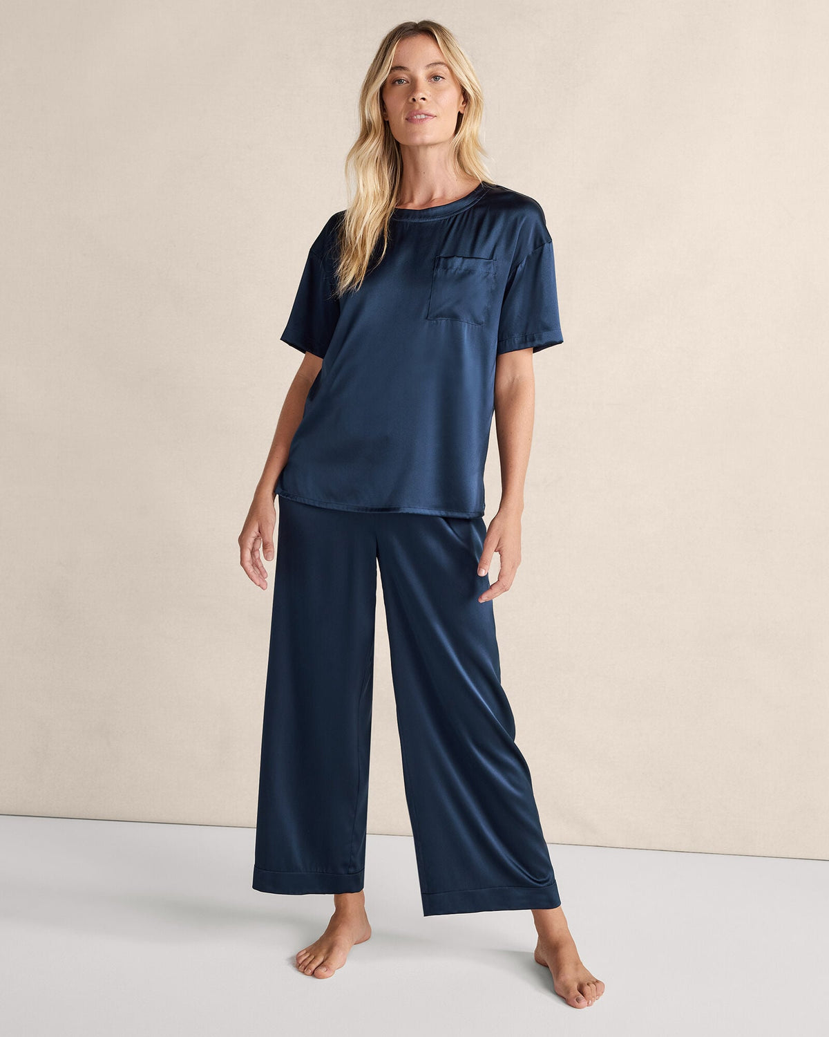 Talbots WASHABLE SILK SLEEP TOP