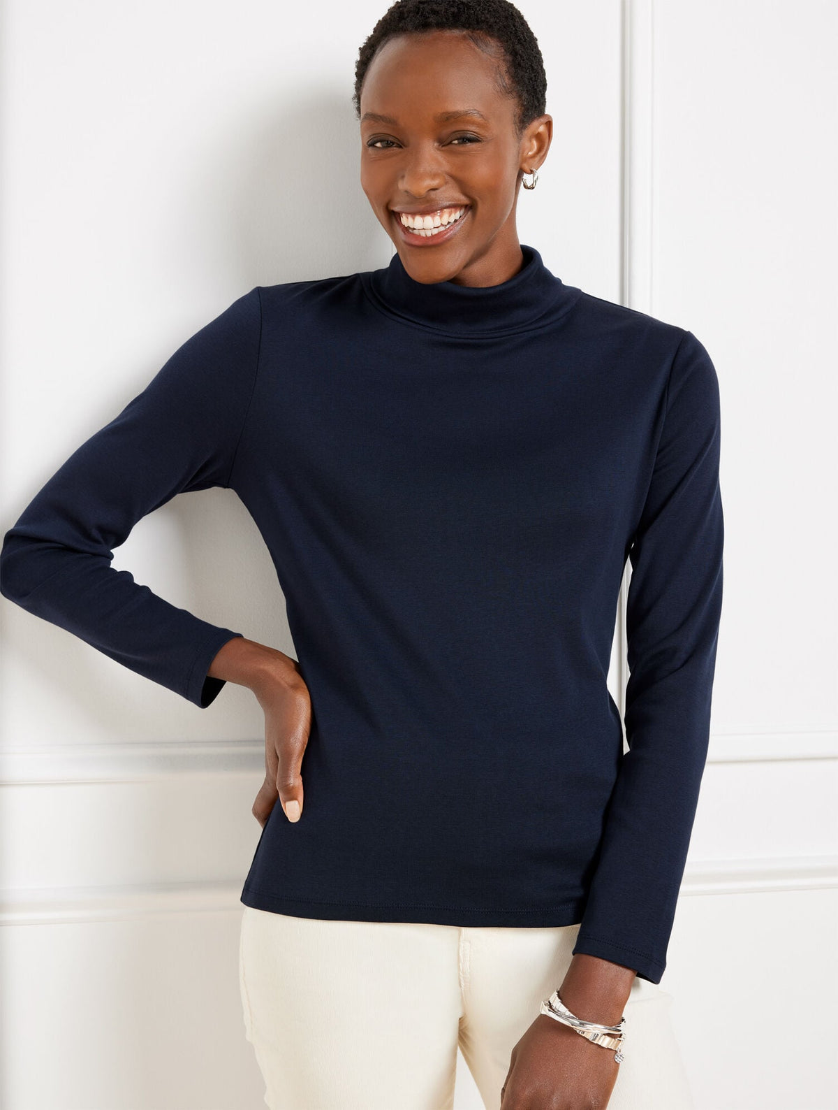 Talbots COTTON TURTLENECK
