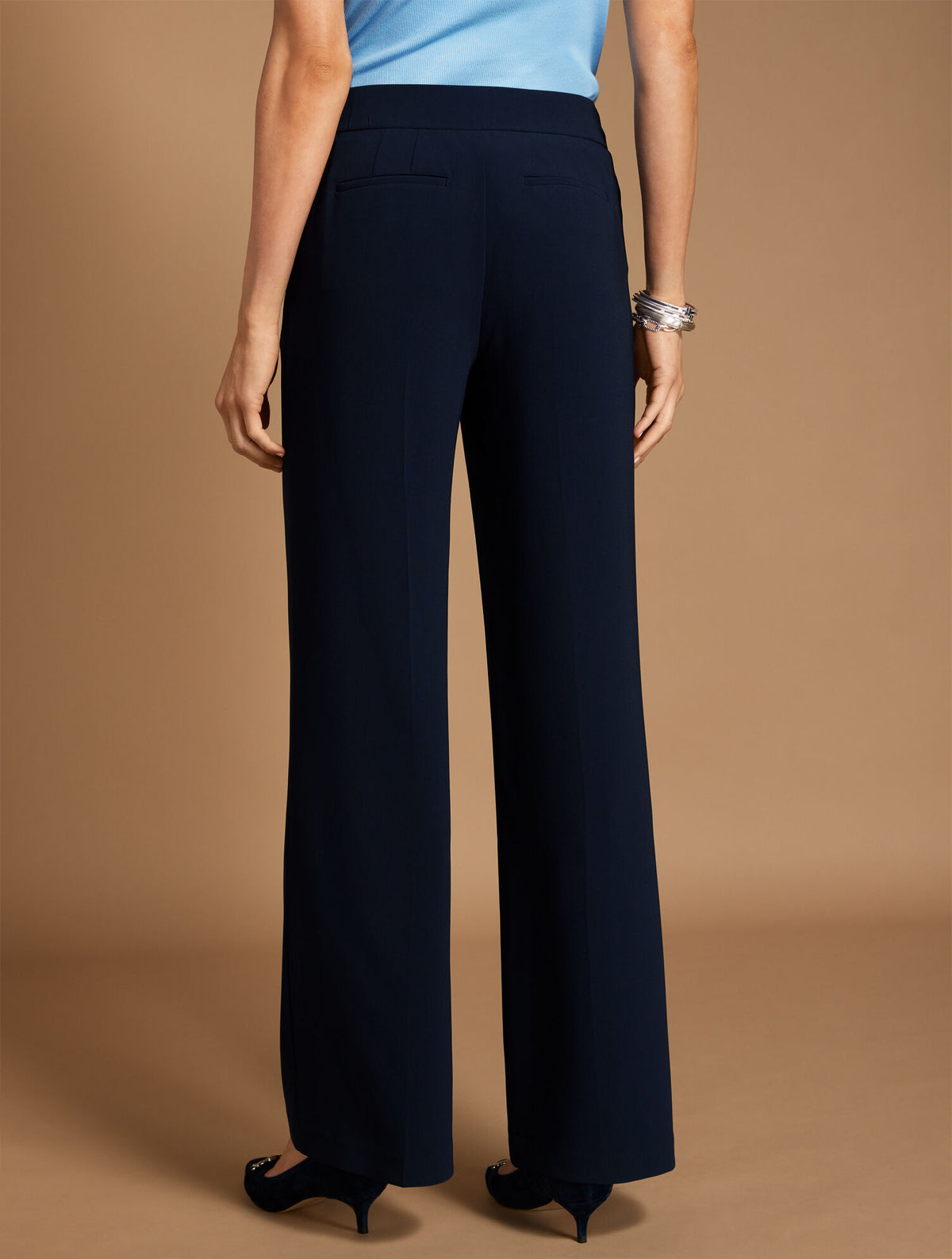 Talbots EASY TRAVEL WIDE LEG PANTS
