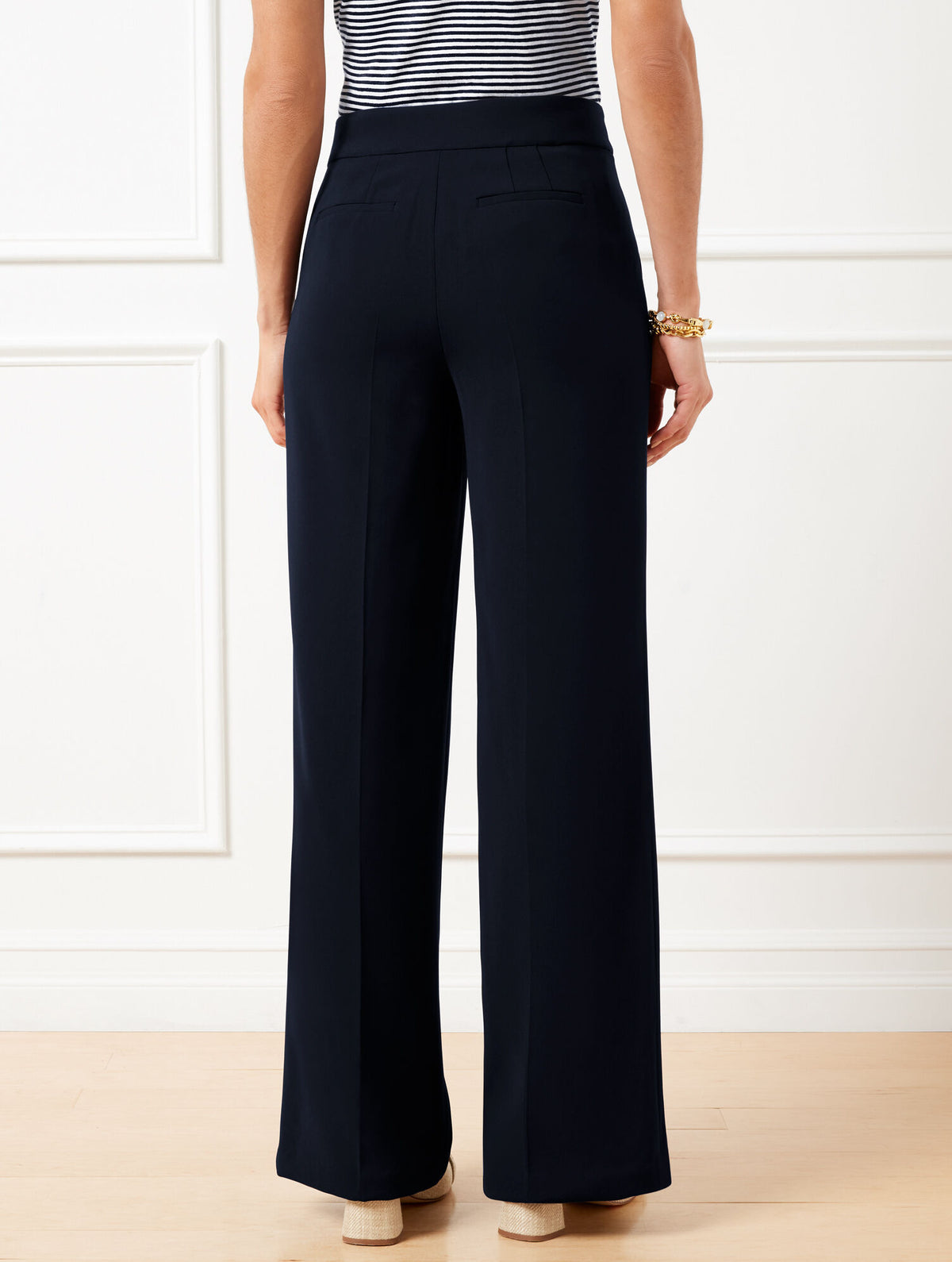 Talbots EASY TRAVEL WIDE LEG PANTS