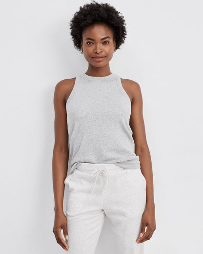 Talbots ORGANIC COTTON RACERBACK TANK