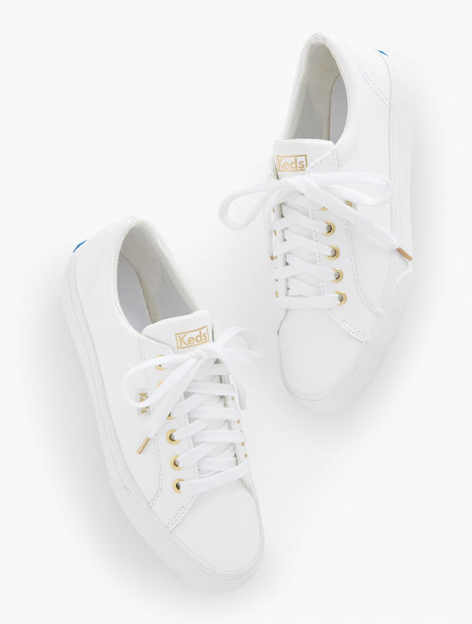 Talbots KEDS® JUMP KICK LEATHER SNEAKERS
