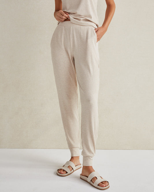 Talbots DRAPEY RIB KNIT JOGGERS