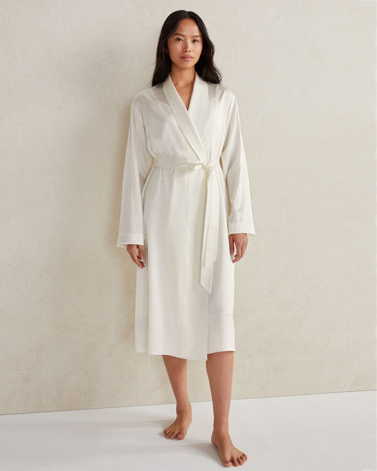 Talbots WASHABLE SILK ROBE