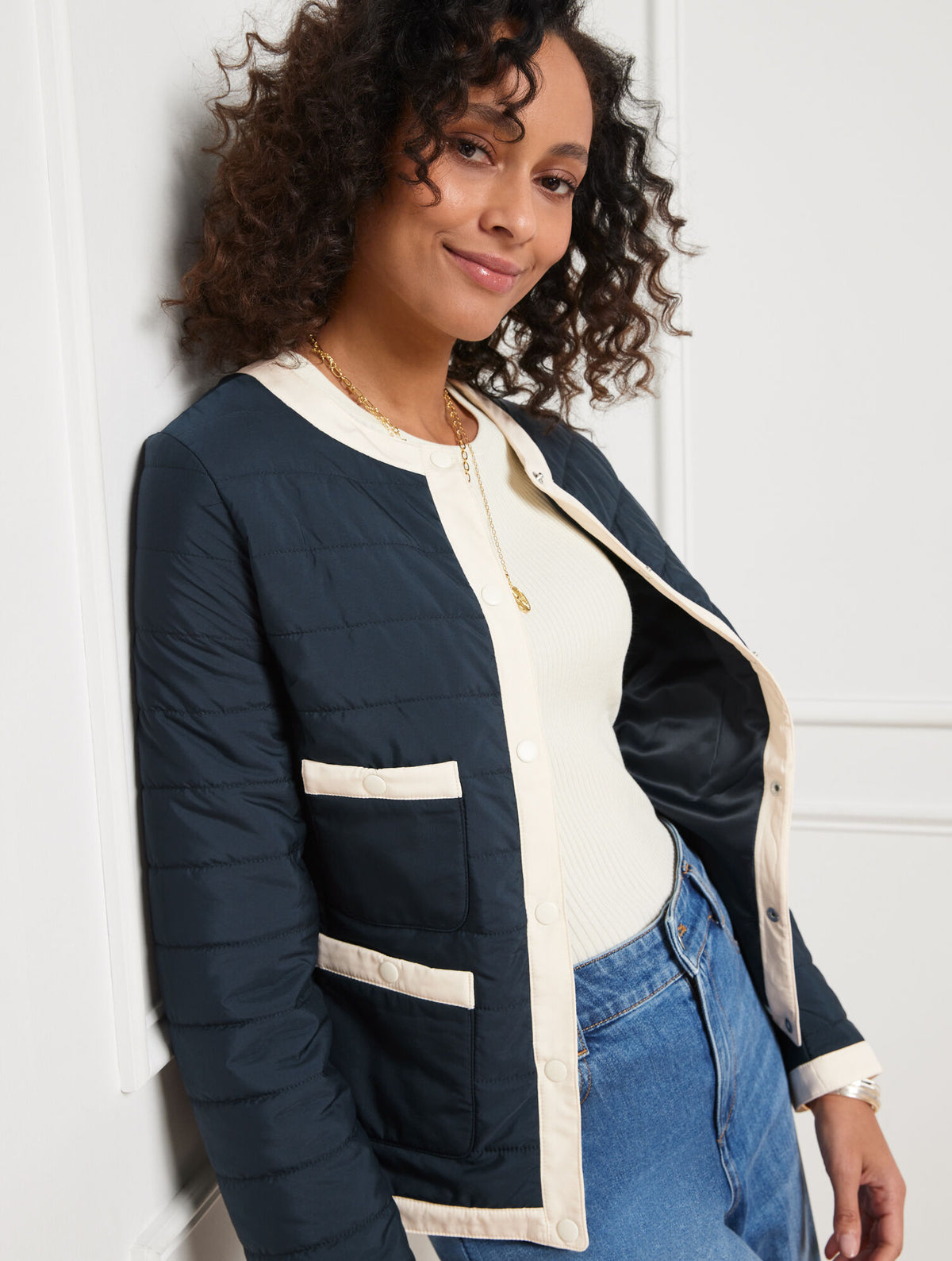 Talbots QUILTED LADY JACKET