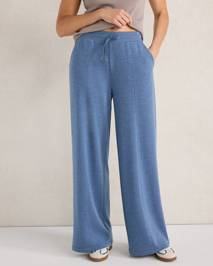 Talbots FLEECE WIDE LEG PANTS