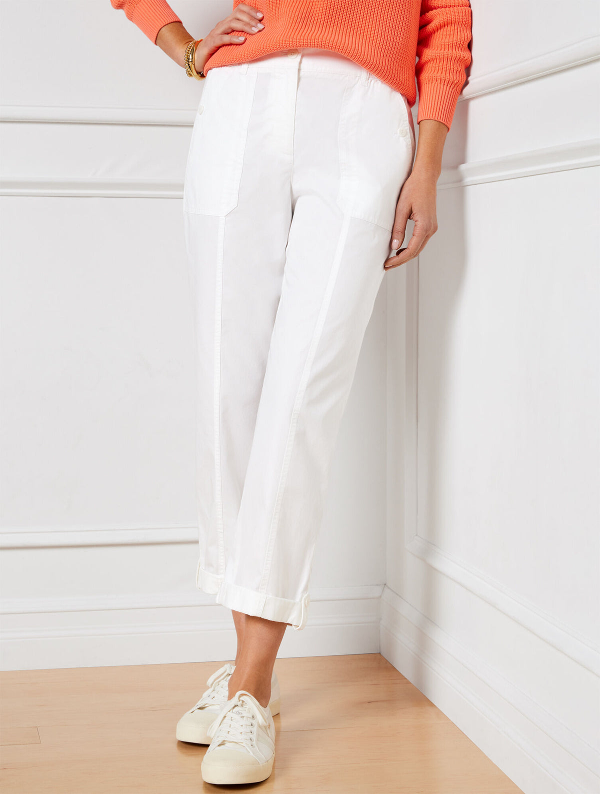 Talbots RELAXED CROP PANT