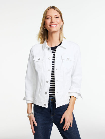 Talbots CLASSIC JEAN JACKET - SOLIDS