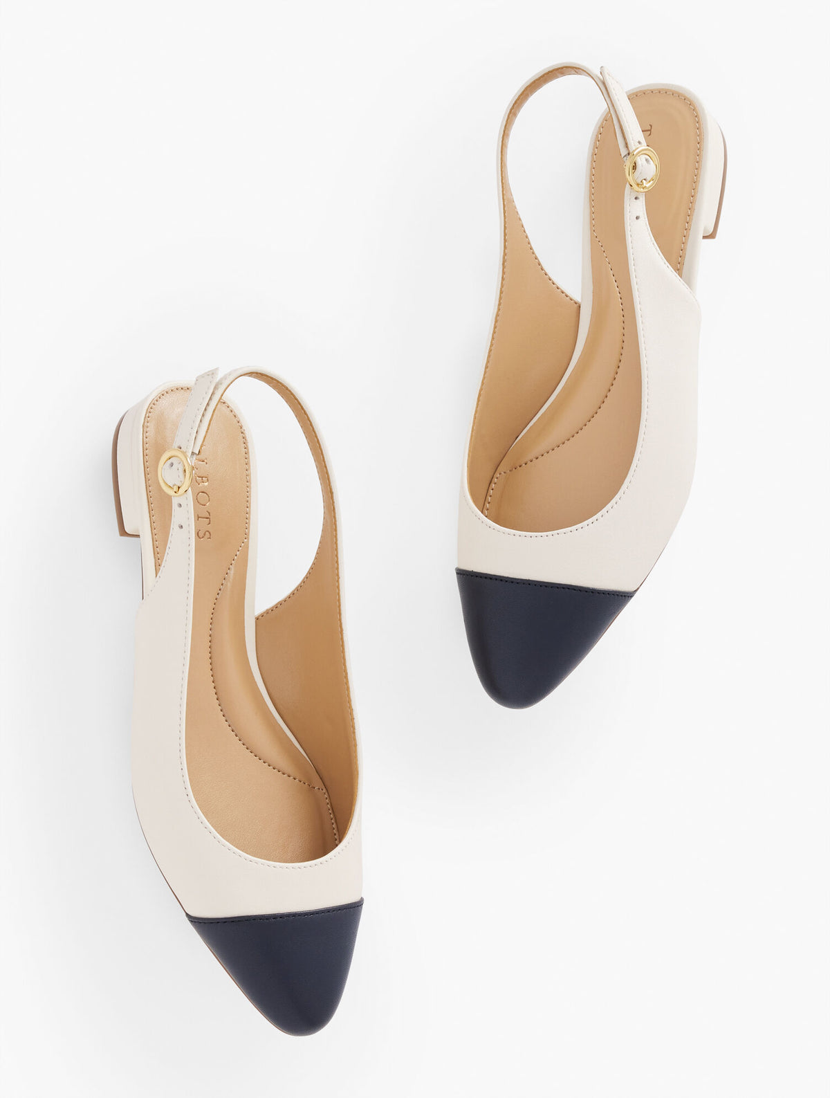 Talbots EDISON NAPPA SLINGBACK FLATS