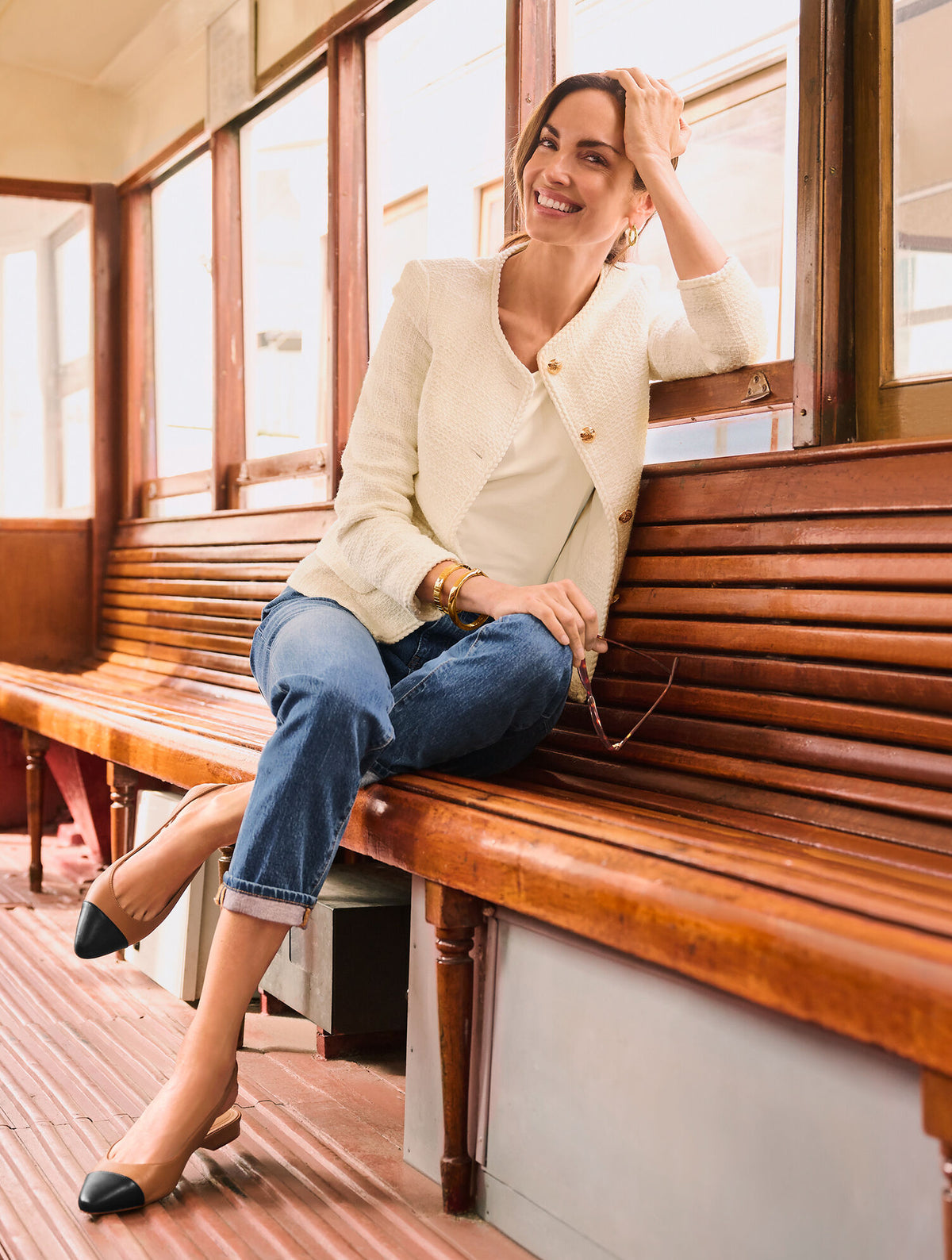 Talbots EDISON NAPPA SLINGBACK FLATS