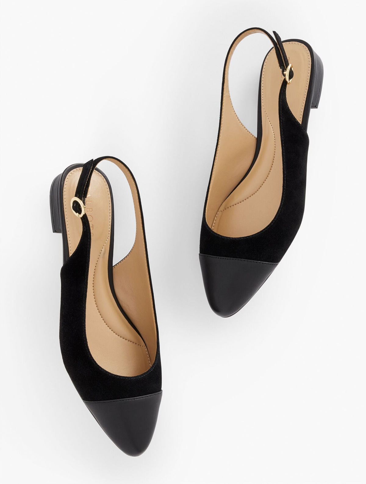 Talbots EDISON SUEDE NAPPA SLINGBACK FLATS