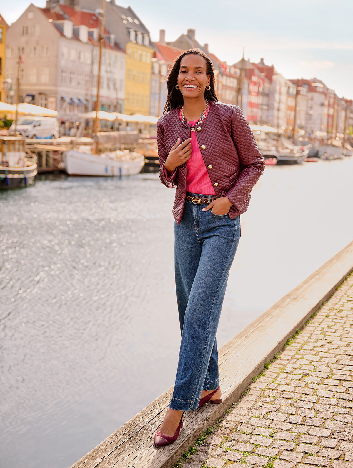 Talbots EDISON SUEDE NAPPA SLINGBACK FLATS