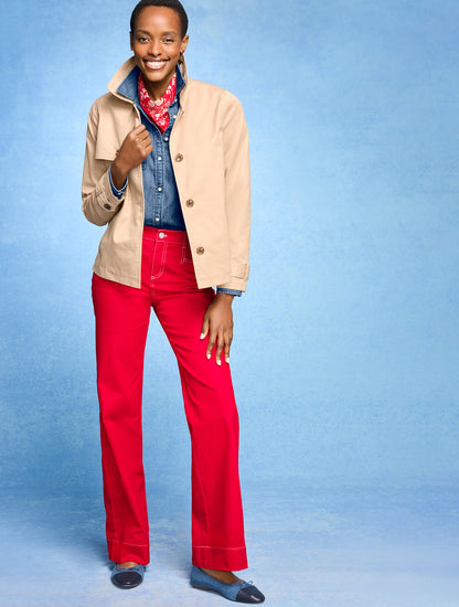 Talbots DENIM MODERN CLASSIC SHIRT - MARIN WASH