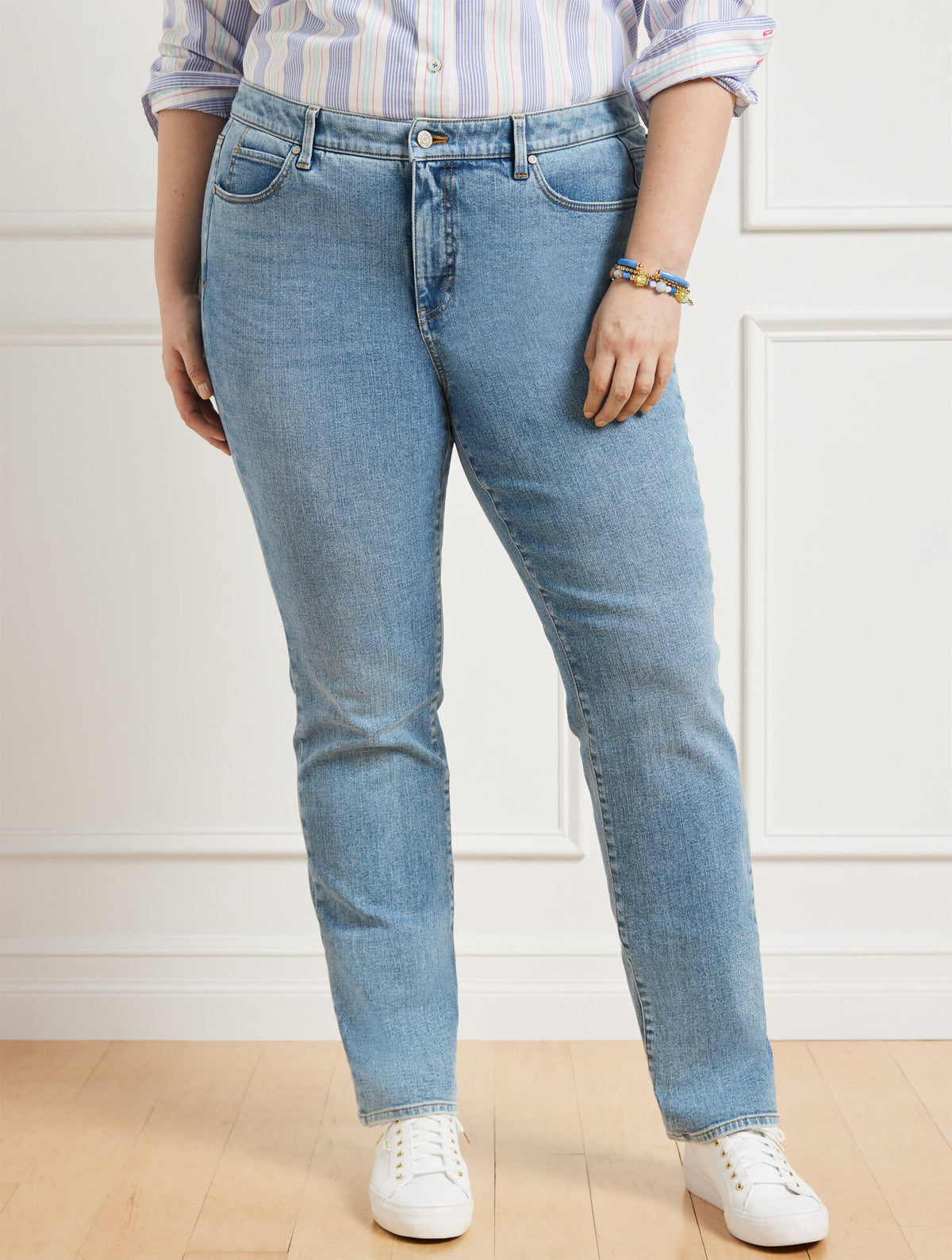 Talbots STRAIGHT LEG JEANS - CAROLINA WASH