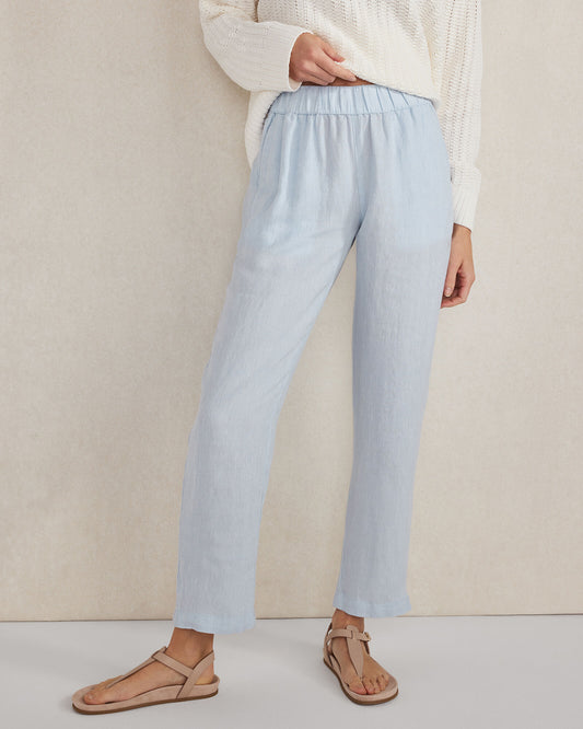 Talbots LINEN TAPERED PANTS