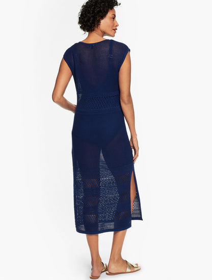 Talbots OPEN STITCH COVER-UP