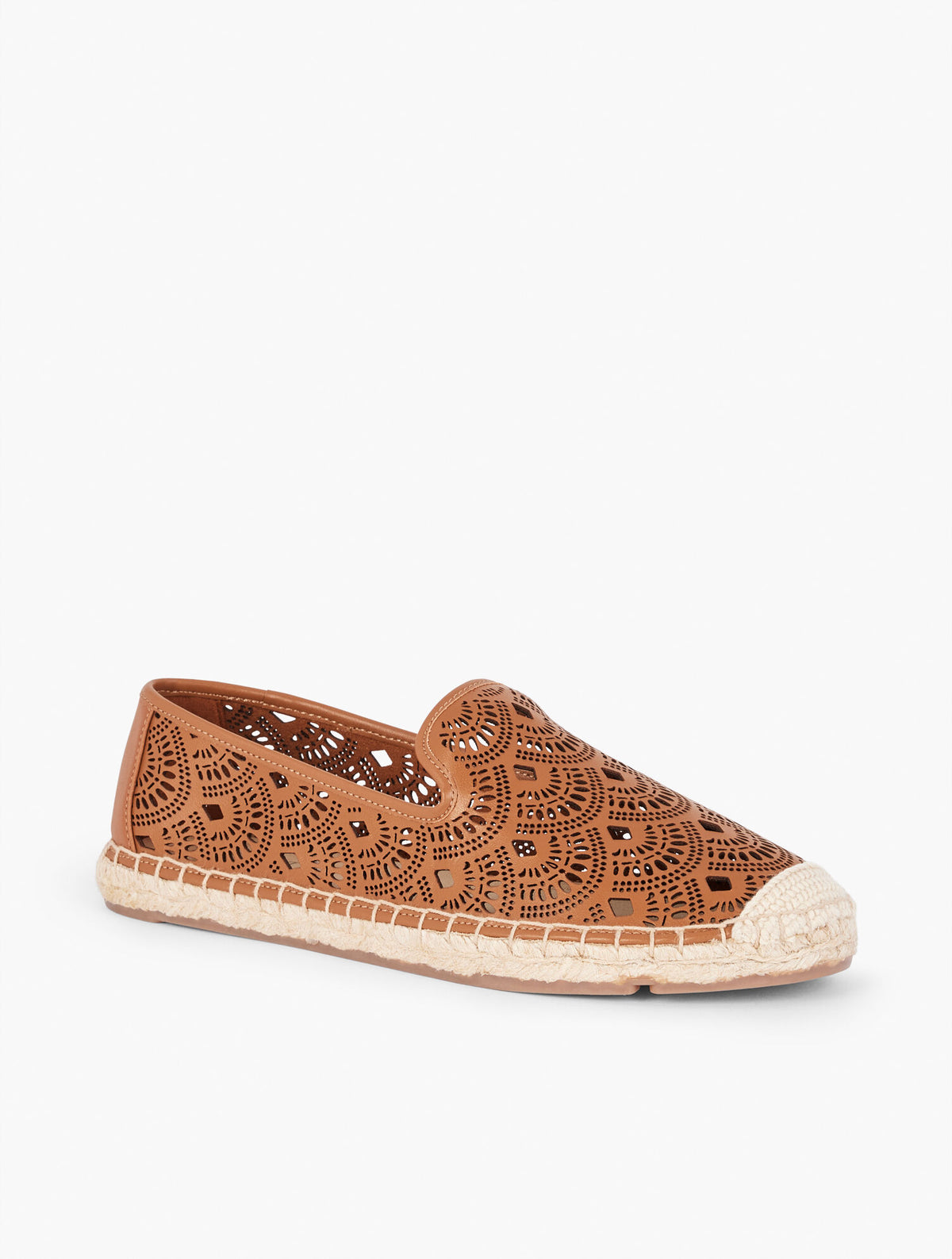 Talbots IZZY PERFORATED SCALLOP ESPADRILLE FLATS