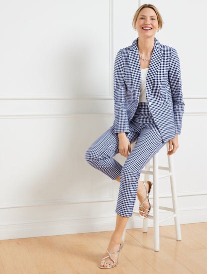 Talbots BLAZER - PREPPY GINGHAM