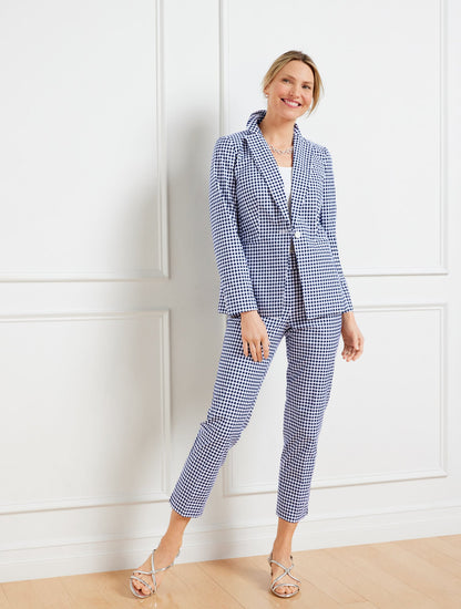 Talbots BLAZER - PREPPY GINGHAM
