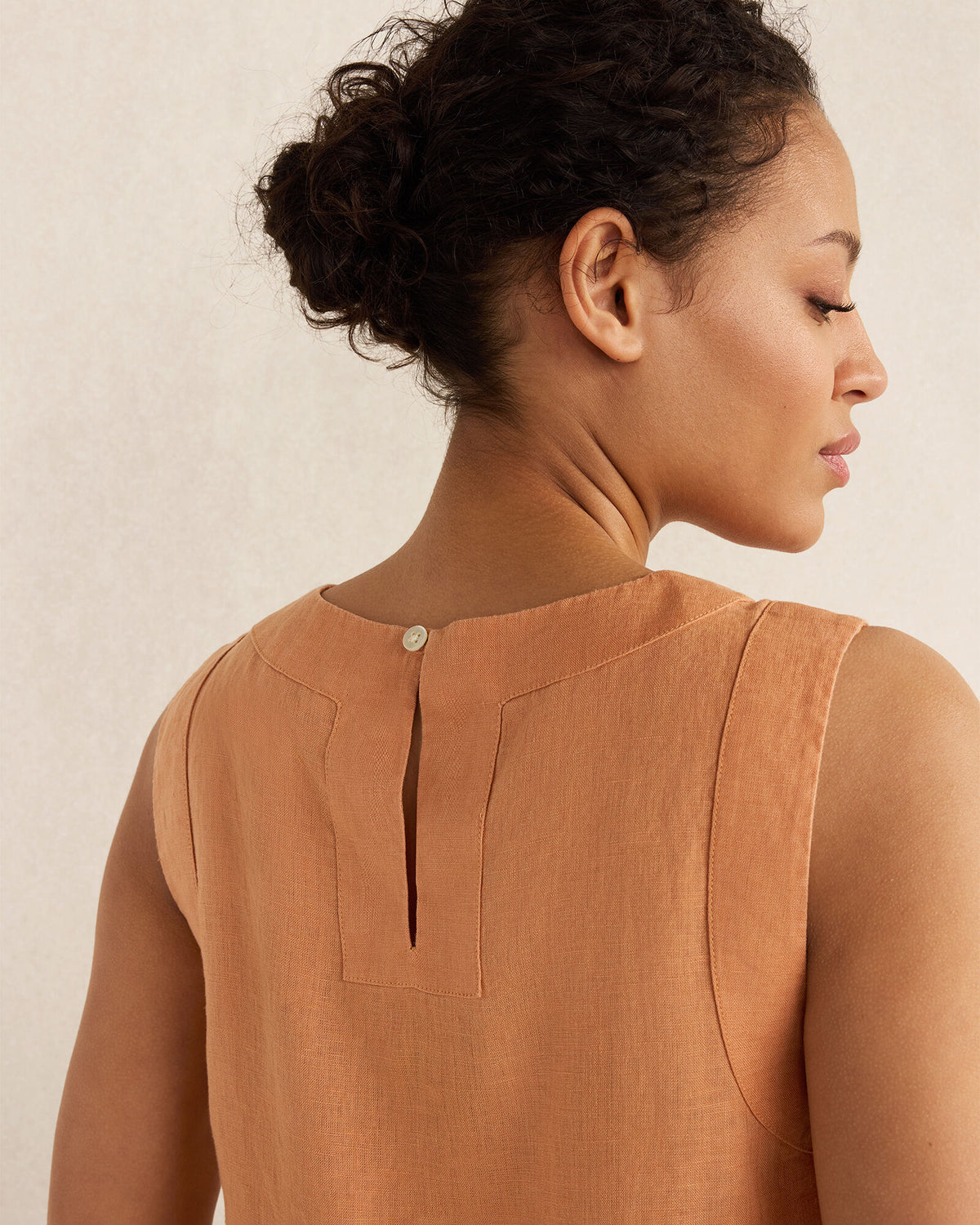 Talbots LINEN SLEEVELESS TOP
